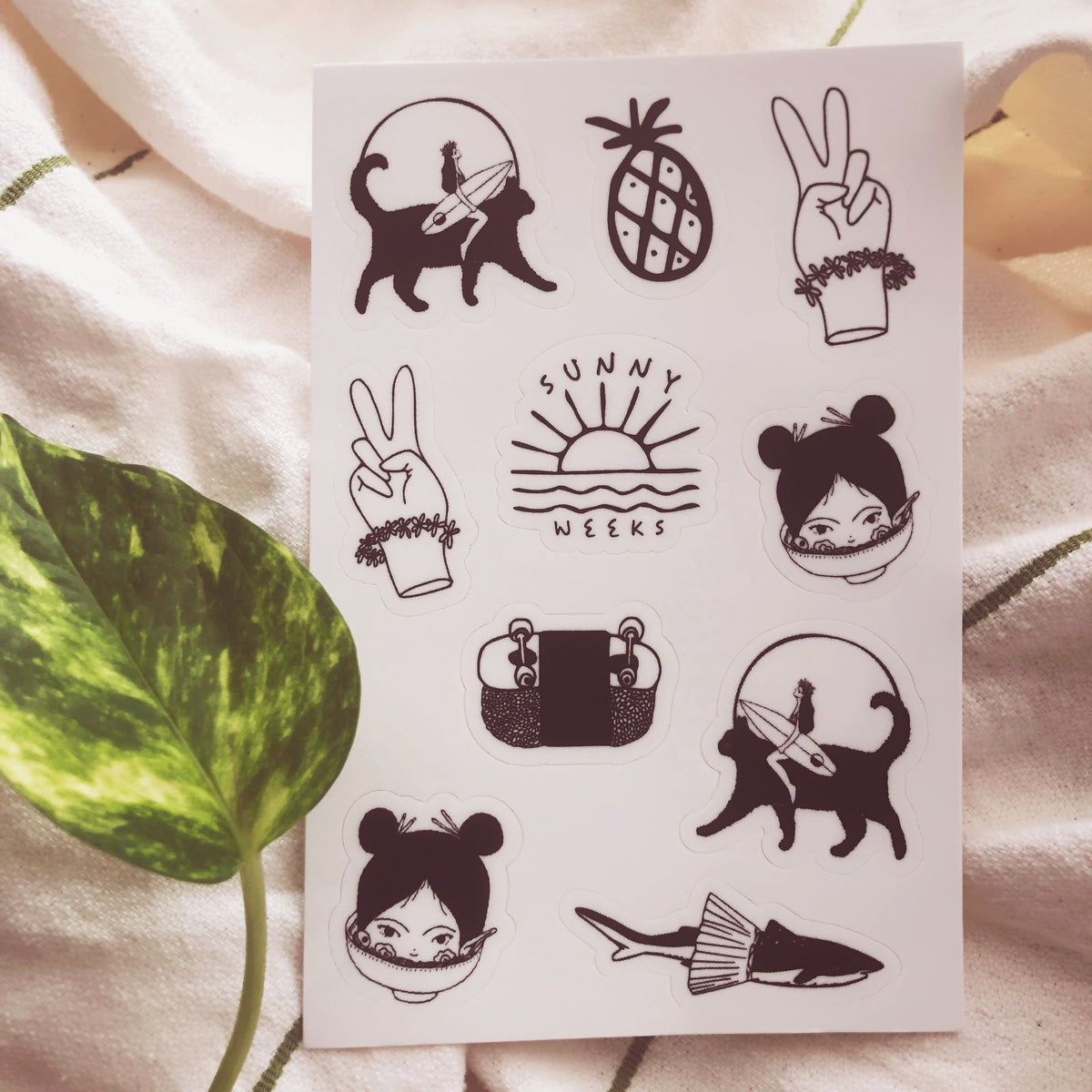 Sunny Weeks Sticker Sheet