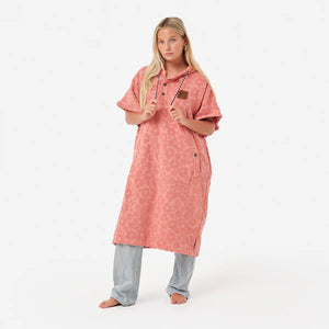 Slowtide Ginny Extra Warm Poncho Guava