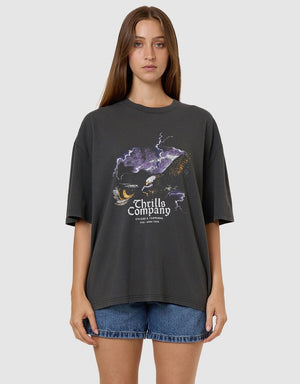 Thrills - Flight Risk Oversized Tee Black