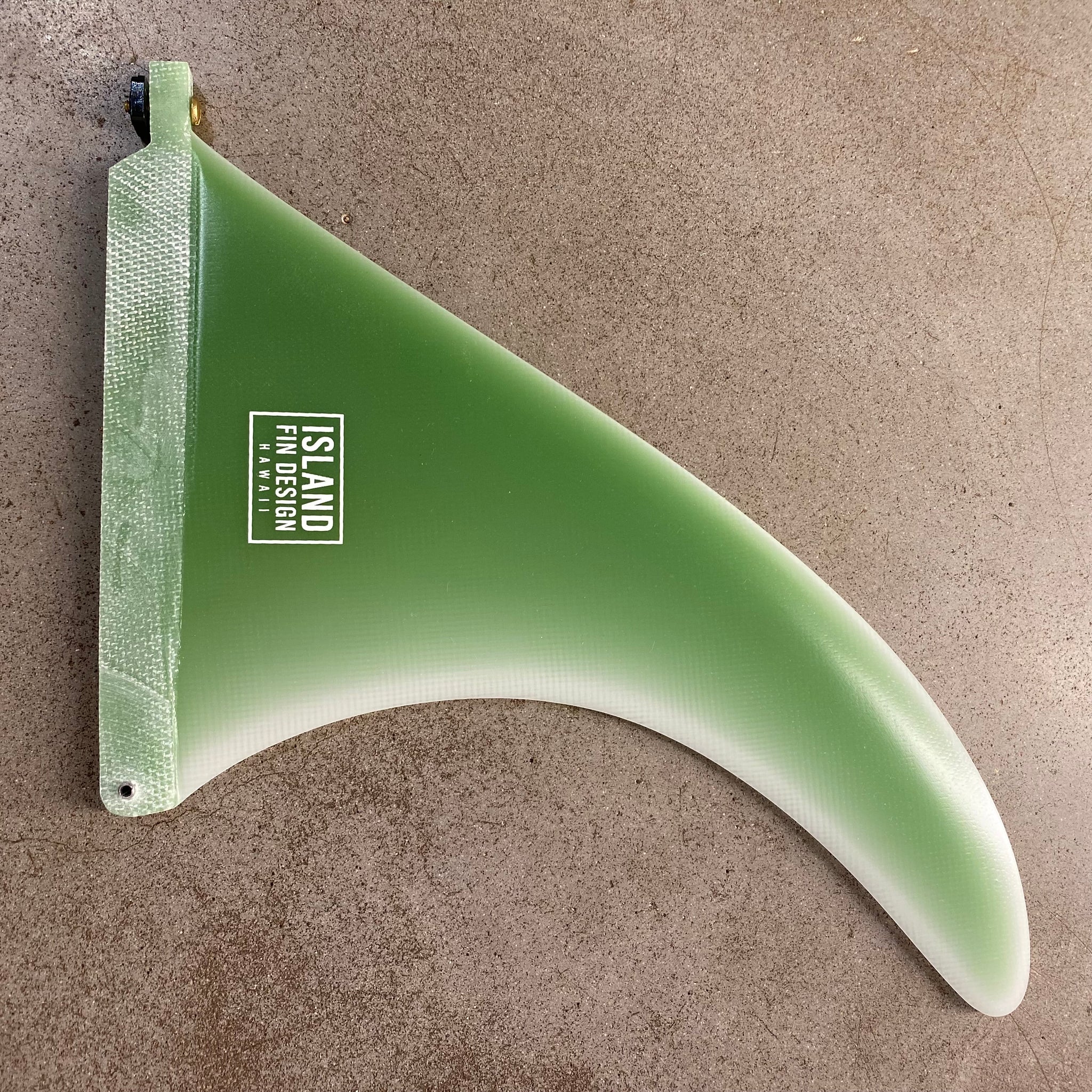 Island Fin Design Ahi 8.5" GreenFade