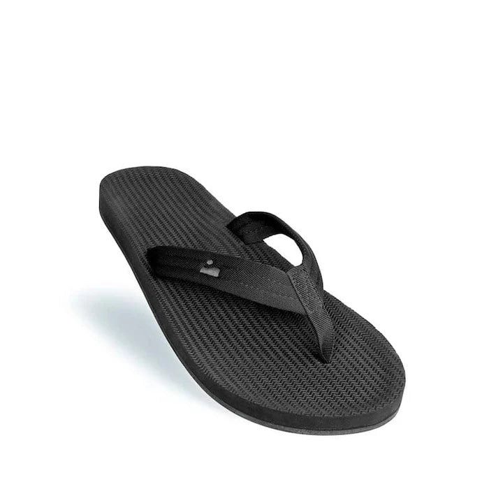 Indosole Mens Easy Living Flip Flop Black