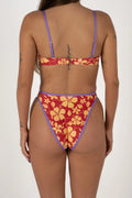 Inner Realm Good Luck Bikini Bottoms Red