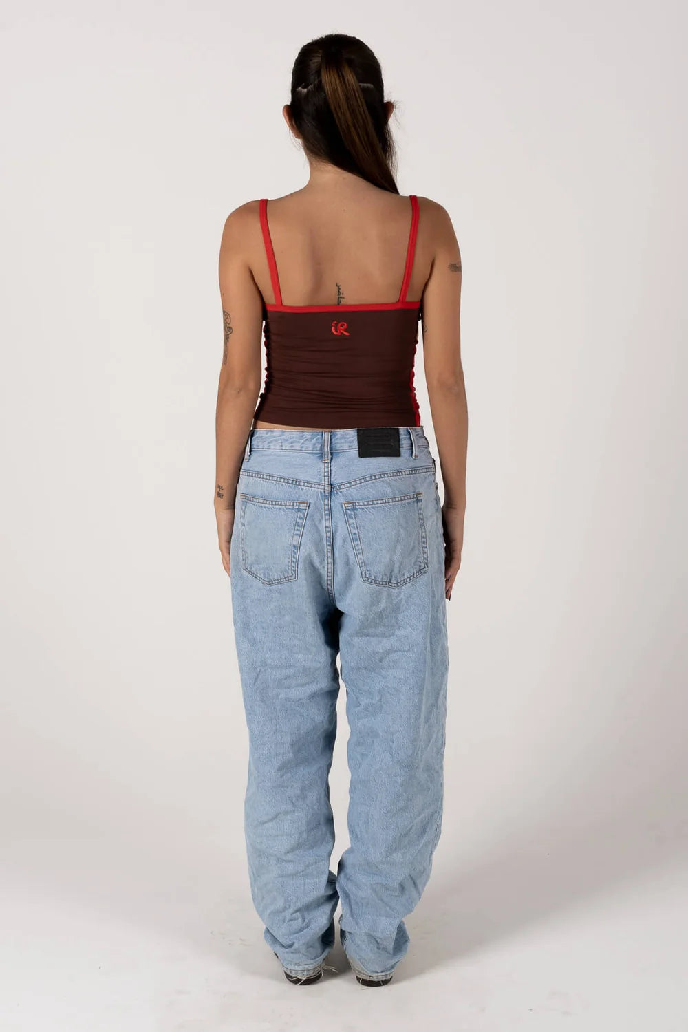 Inner Relm Too Cute Singlet Tank Top Choc