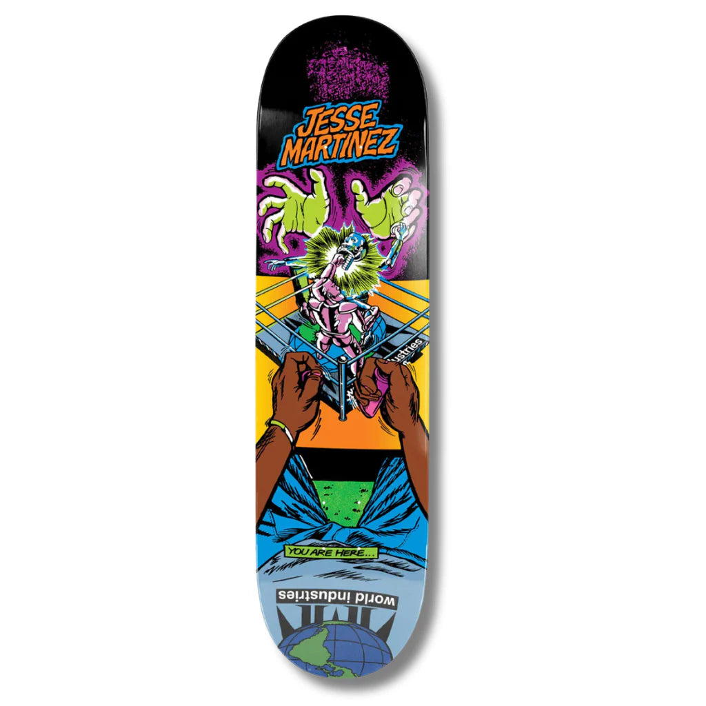 World Industries Jesse Martinez Rock'em Sock'em 8.25"