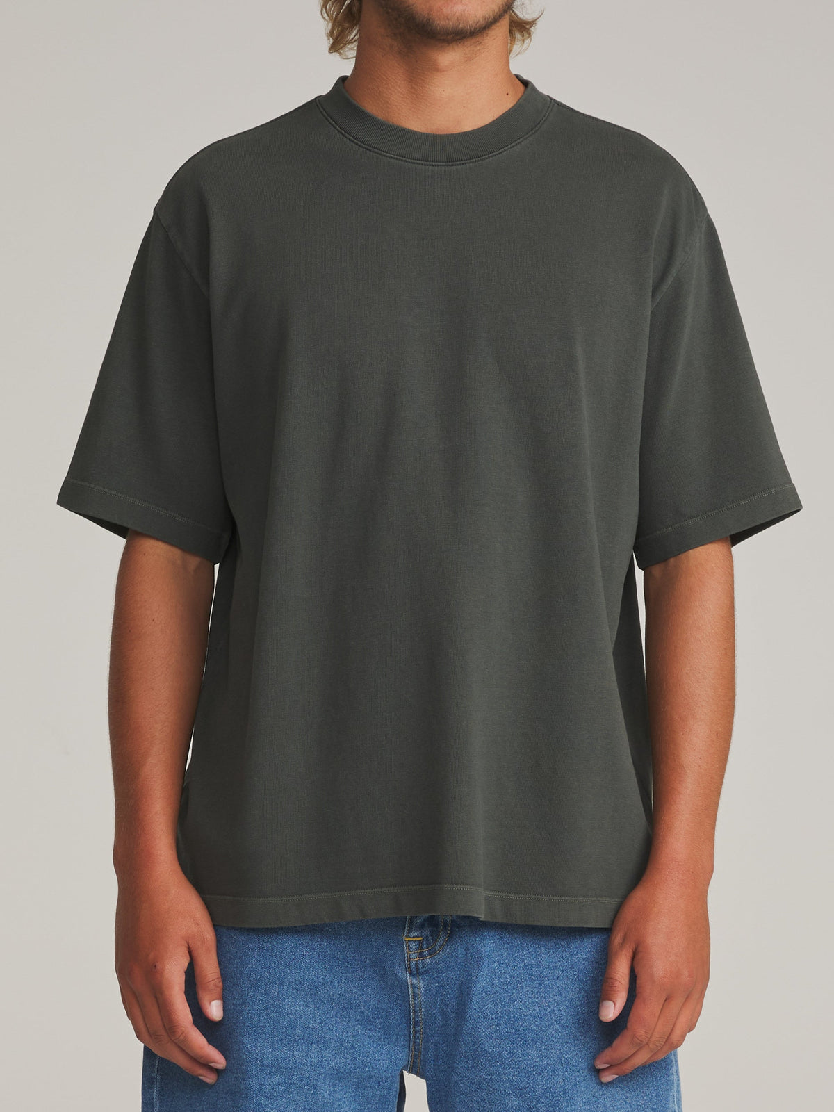 Katin Box Fit Tee Black Vintage Wash