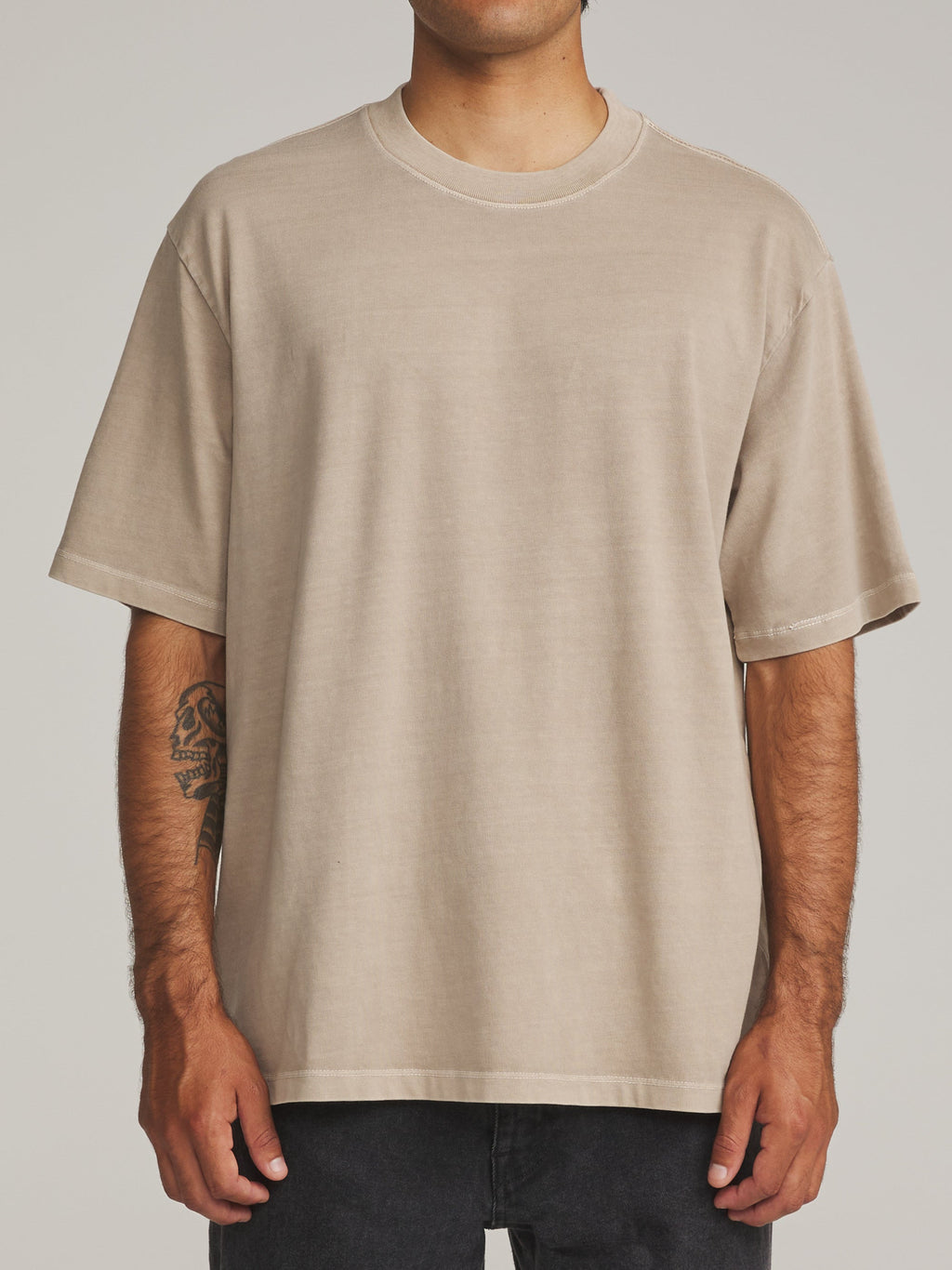 Katin Box Fit Tee Taupe Vintage Wash