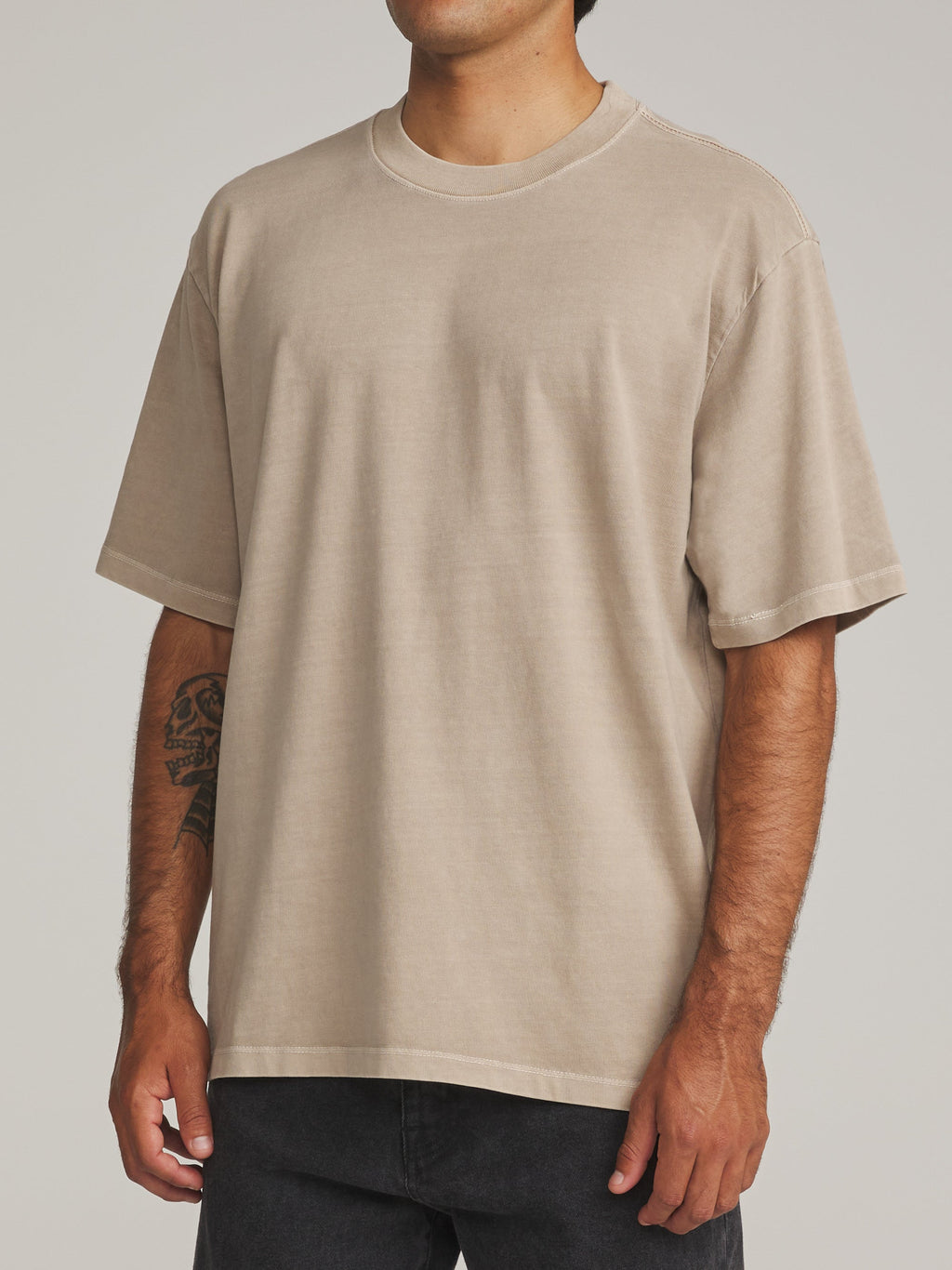 Katin Box Fit Tee Taupe Vintage Wash