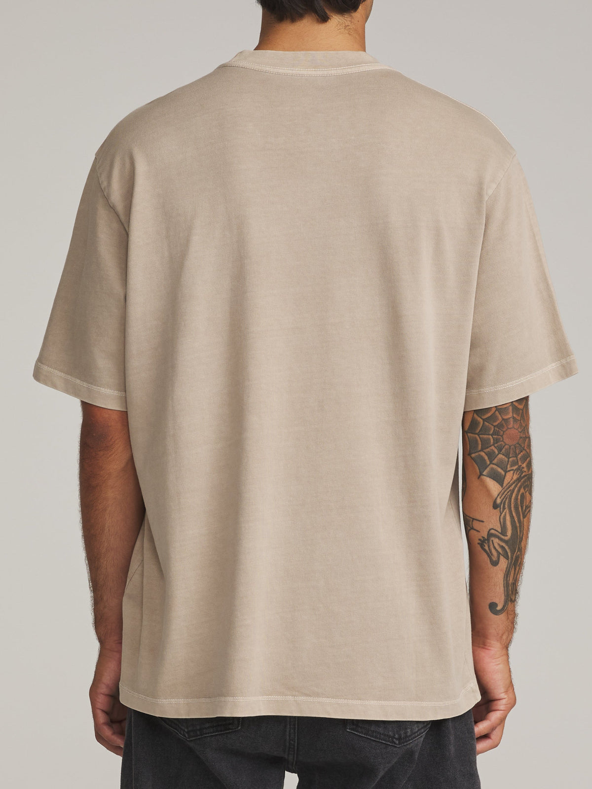 Katin Box Fit Tee Taupe Vintage Wash