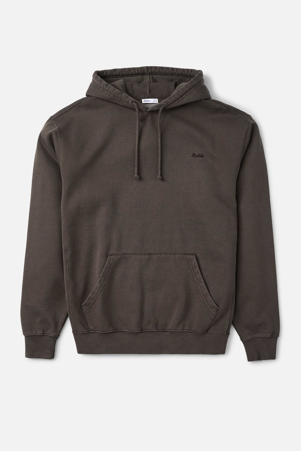 Katin Embroidered Hoodie Lead Vintage Wash