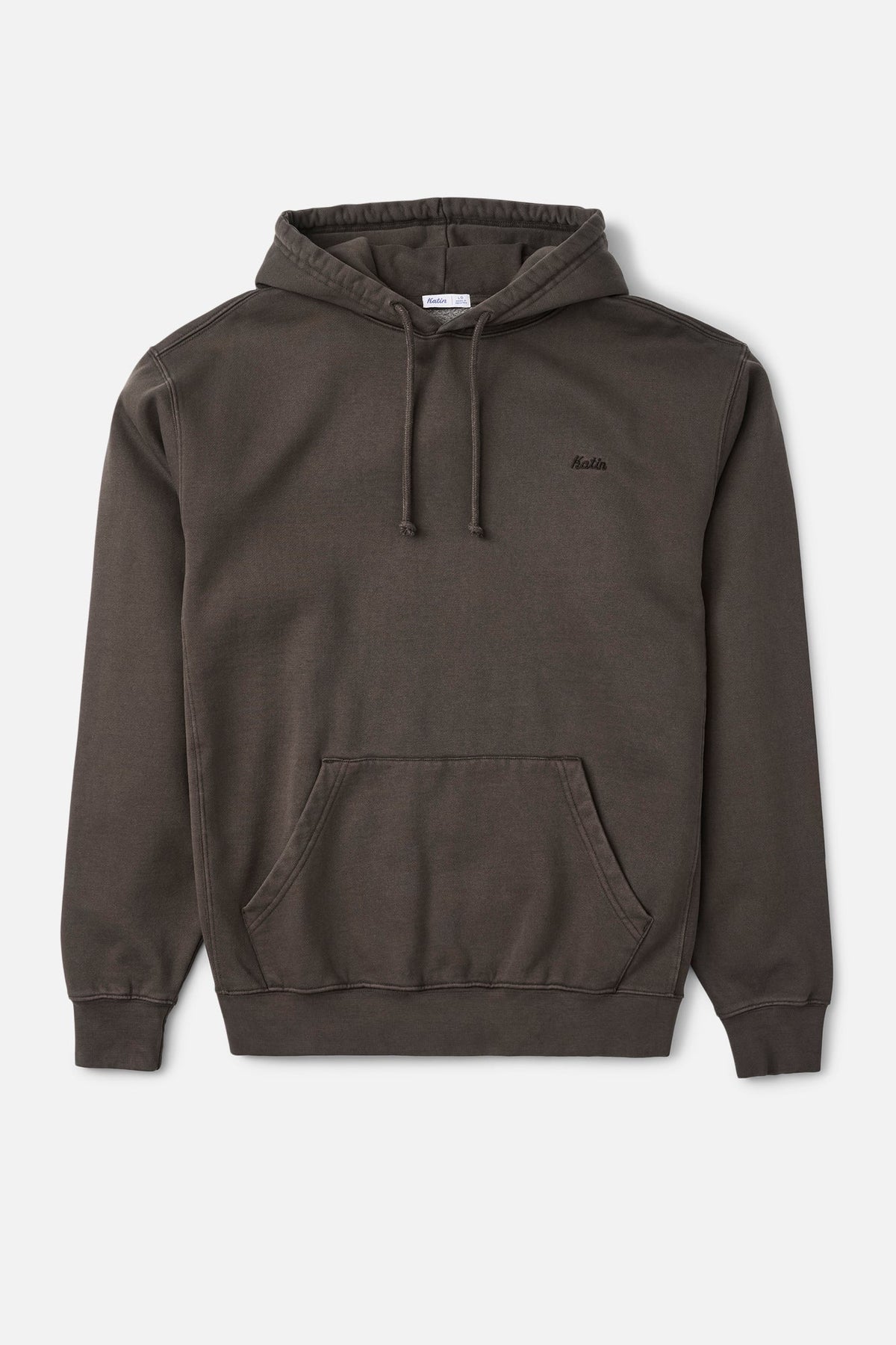 Katin Embroidered Hoodie Lead Vintage Wash