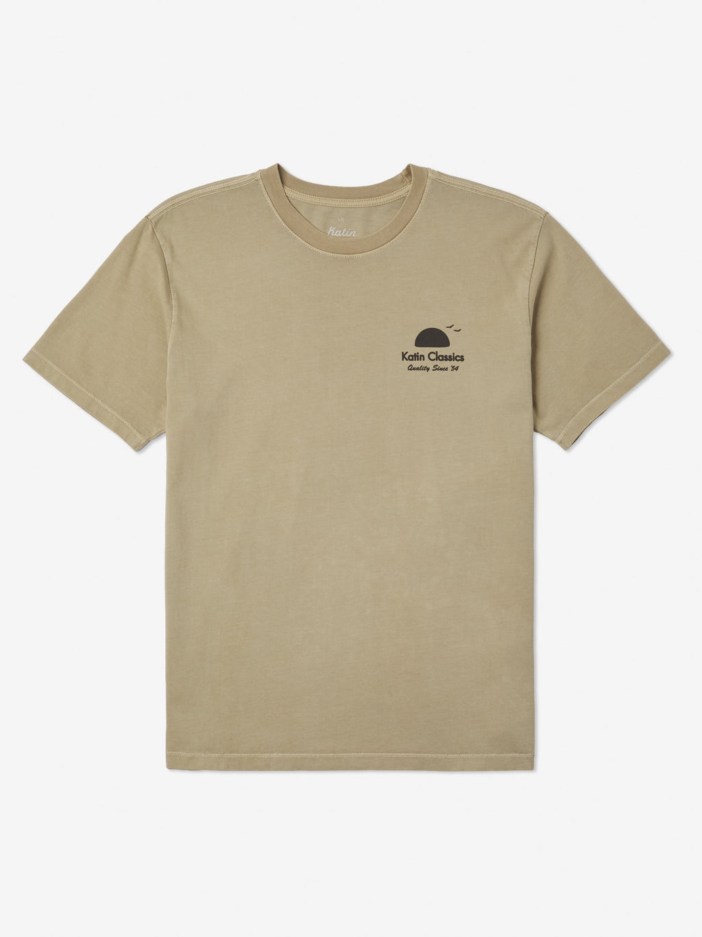 Katin Auana Tee Covert Green Vintage Wash
