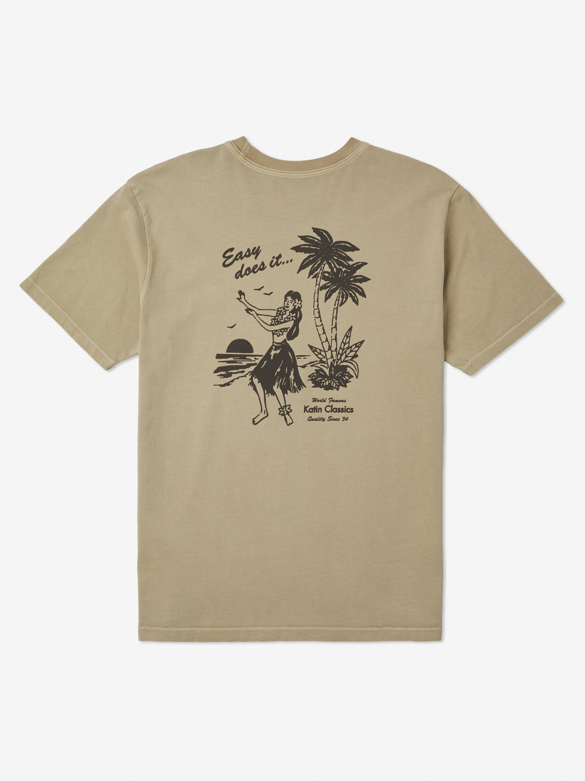 Katin Auana Tee Covert Green Vintage Wash