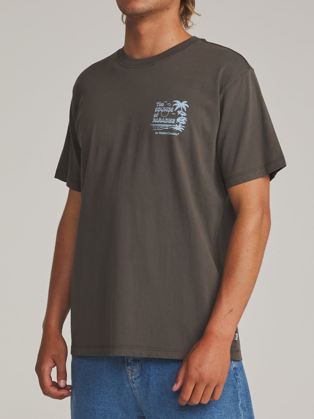 Katin Sonics Tee Lead Vintage Wash