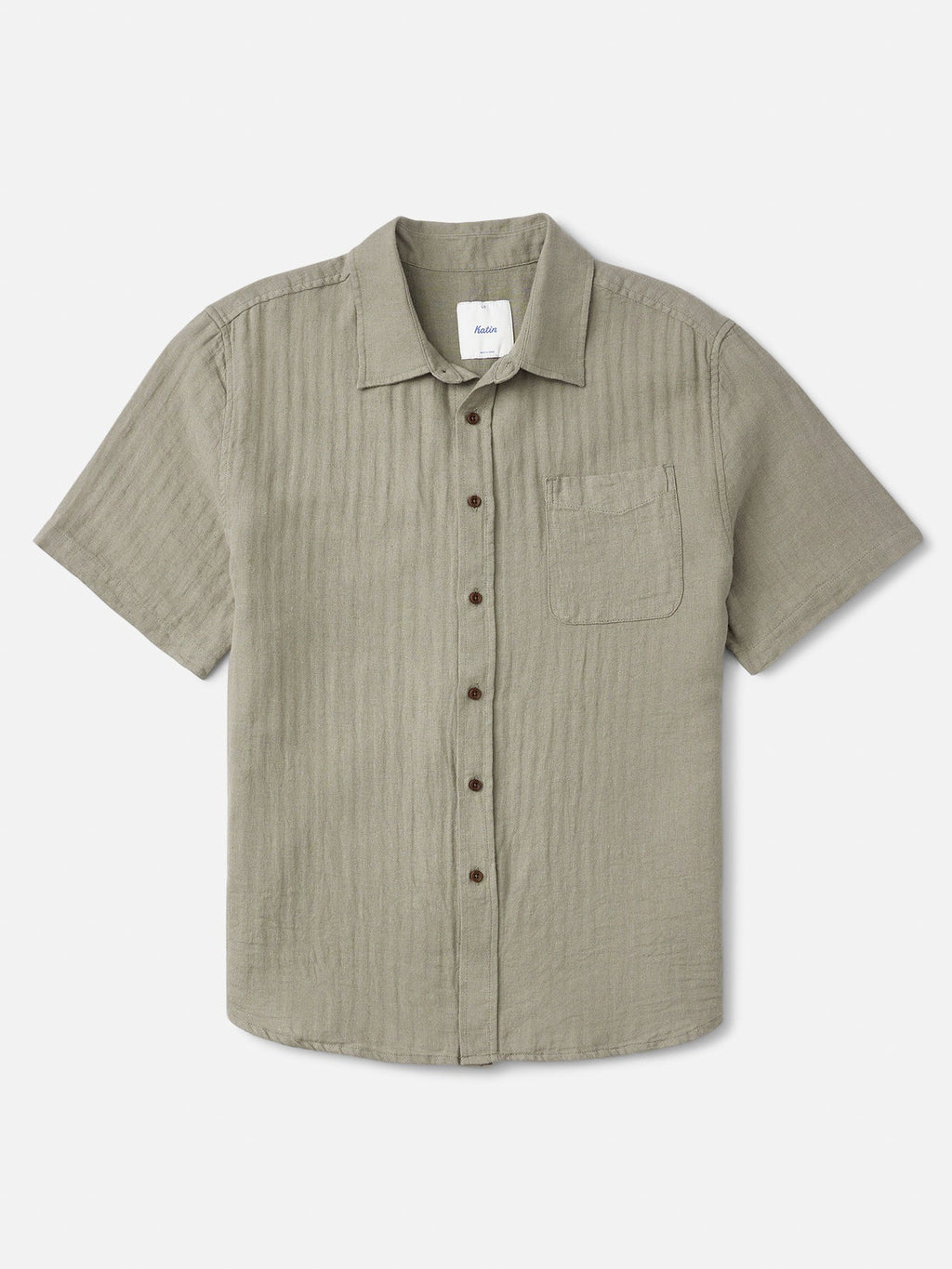 Katin Alan Solid Shirt Gray Green