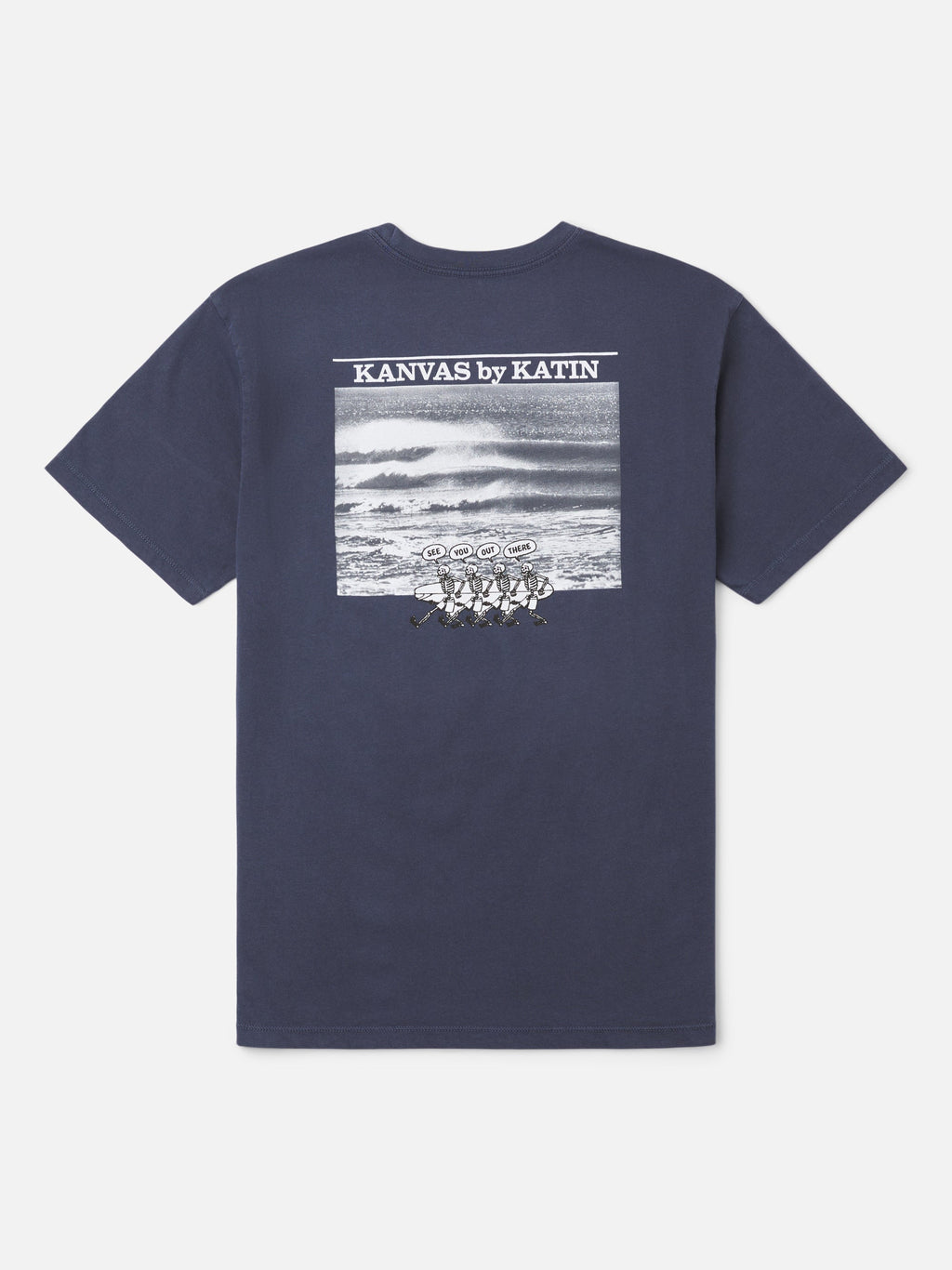 Katin Mas Hermanos Tee Washed Blue Vintage Wash