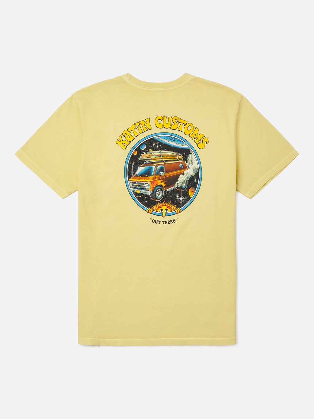 Katin Vantasy Tee Dusty Yellow Vintage Wash