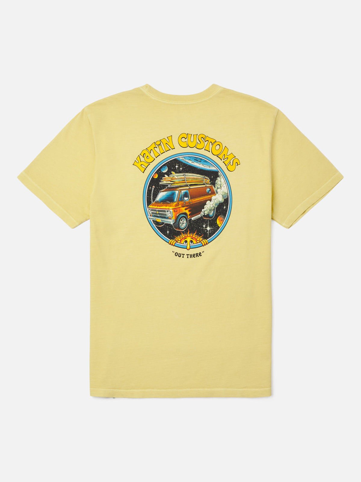 Katin Vantasy Tee Dusty Yellow Vintage Wash
