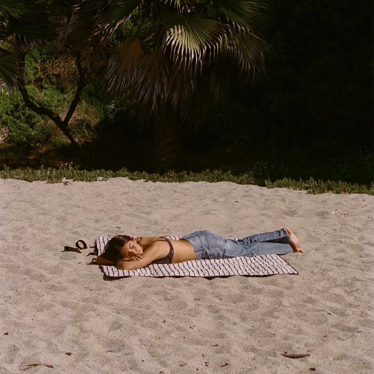 Slowtide Koko Packable Picnic Blanket Cream
