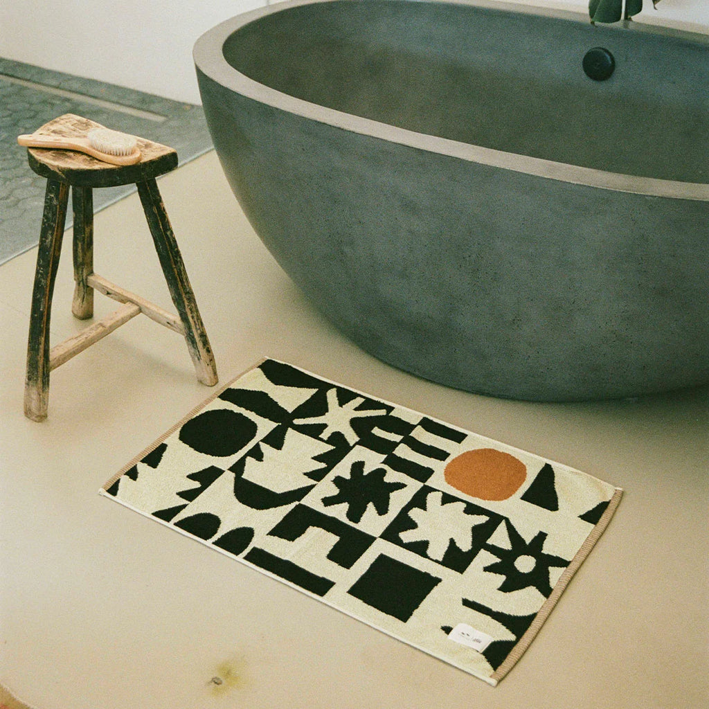 Slowtide Upton Bath Mat Black