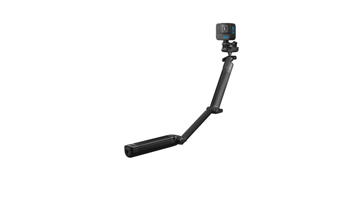 GoPro 3-Way 2.0 extended as selfie arm