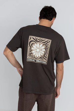 Rhythm Cosmic Vibrations T-Shirt Vintage Black