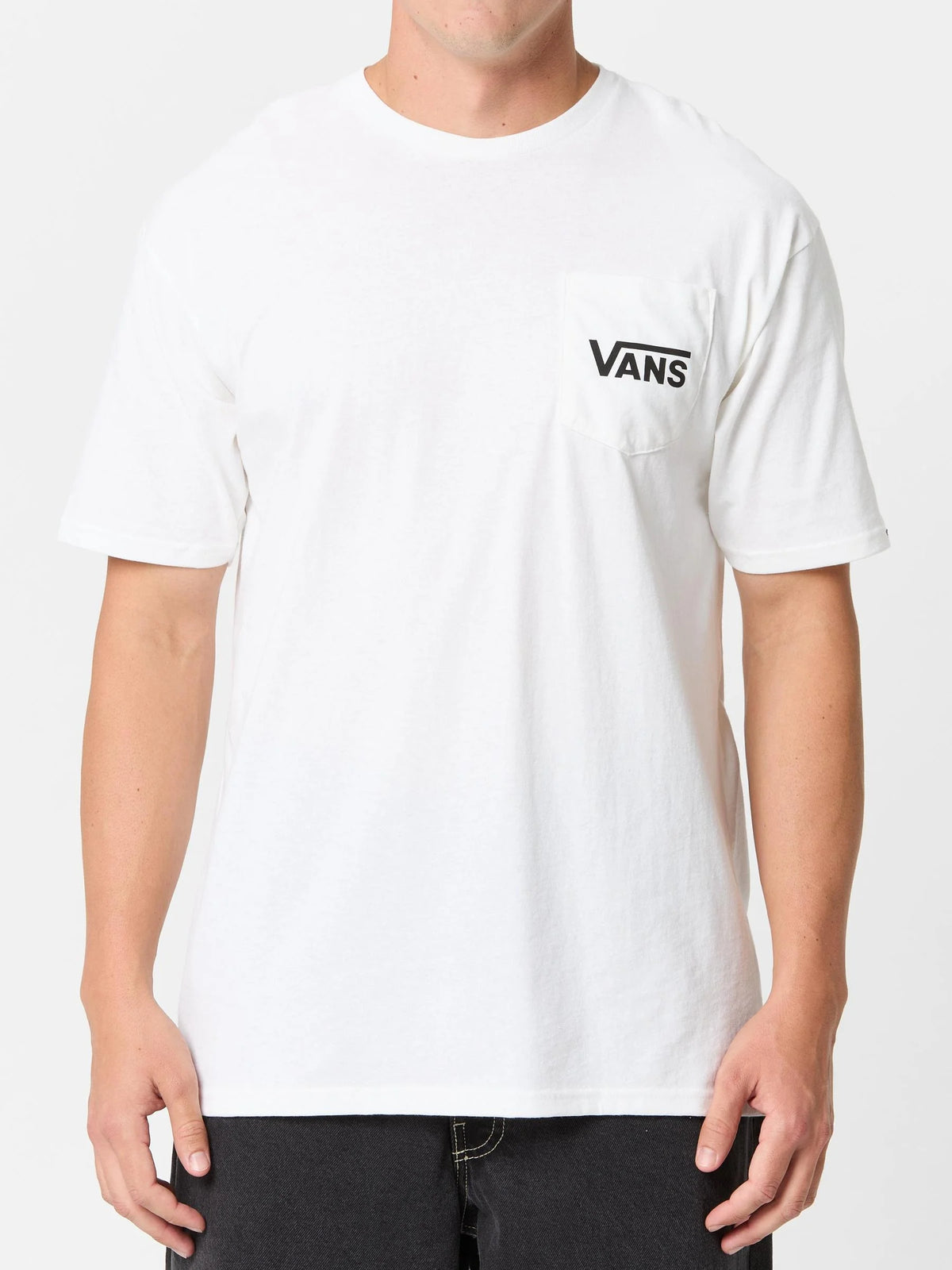 Vans Style 76 Back SS Tee WHT/BLK