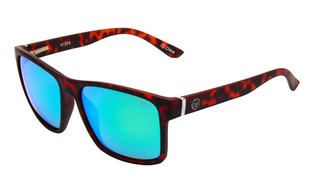 I-Sea Ryder Shades Tort/Green Mirror Polarized