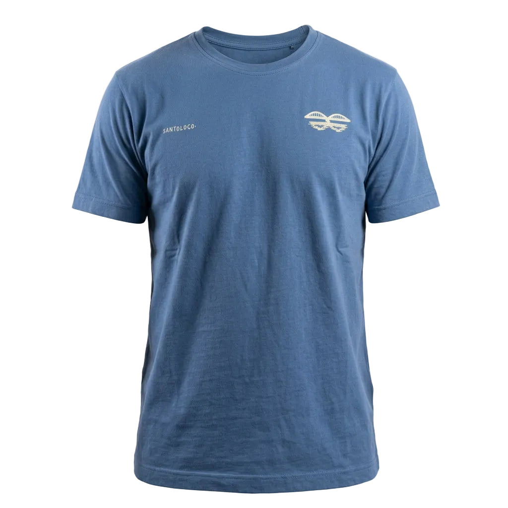 SantoLoco Haleiwa Bridge Tee - Slate Blue