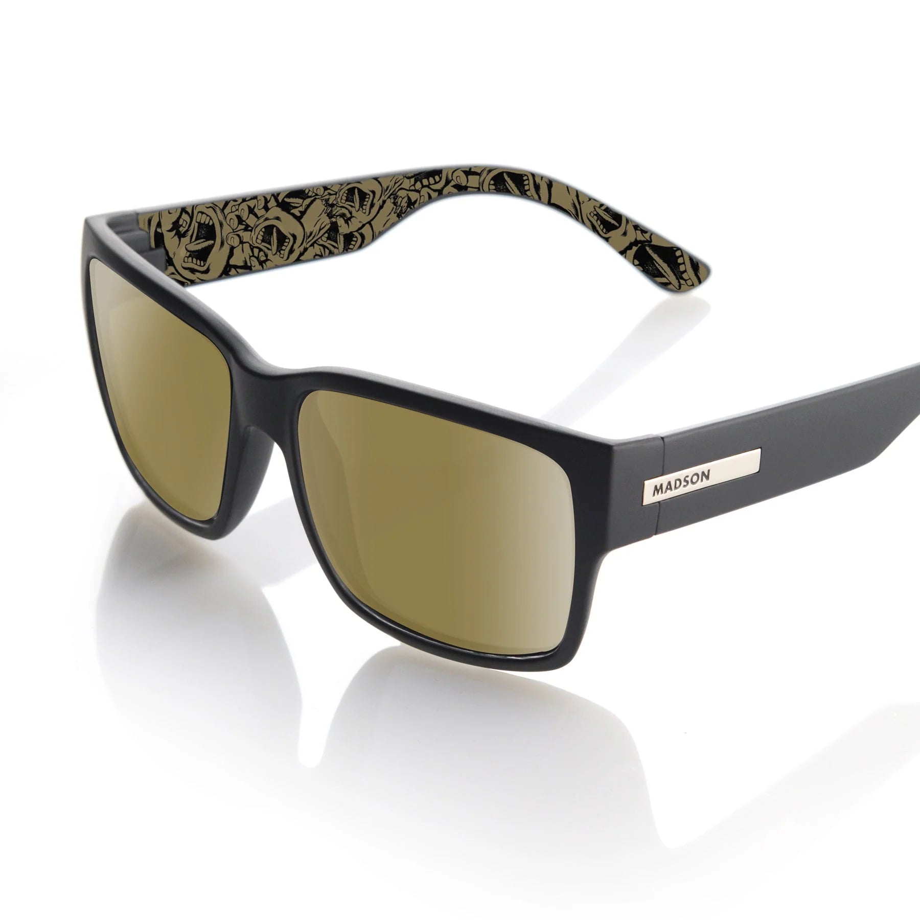 Madson Classico Sunglasses Santa Cruz 50th / Gold Mirror Polarized