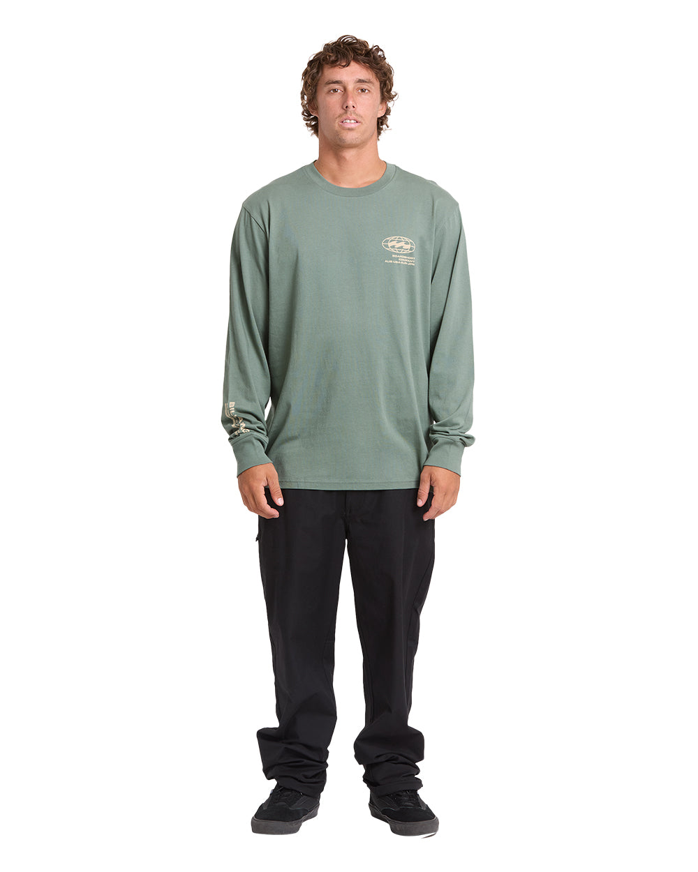 Billabong Coordinates ADIV Premium LS T-Shirt Laurel Wreath