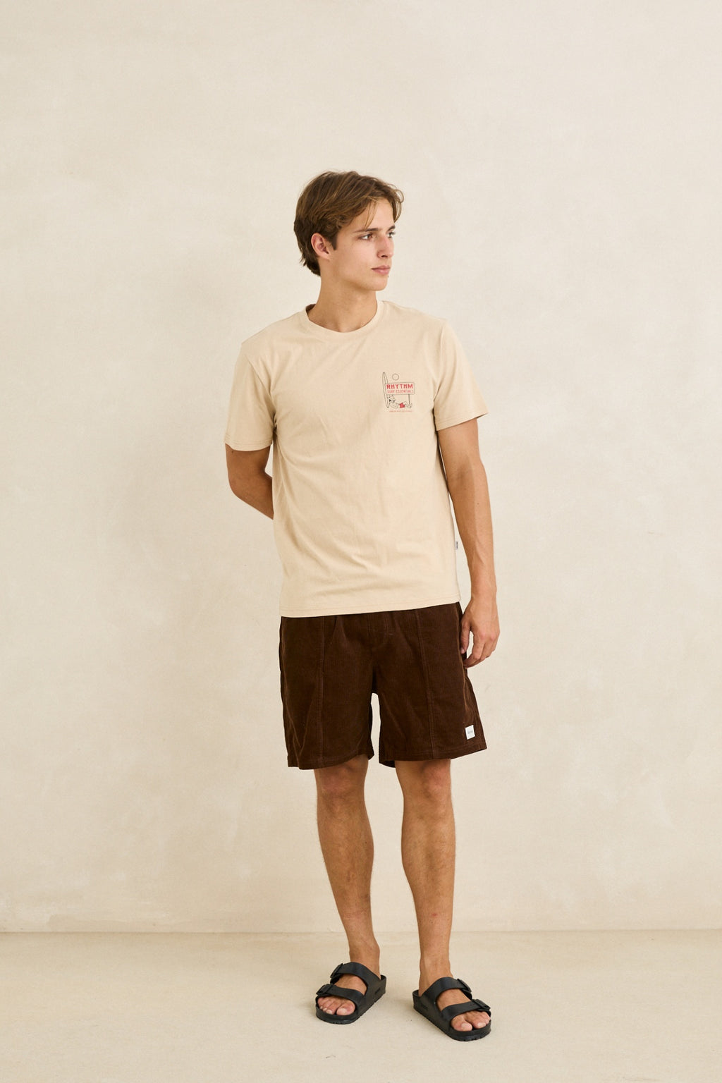 Rhythm Bike Wanderer SS T-Shirt Sand