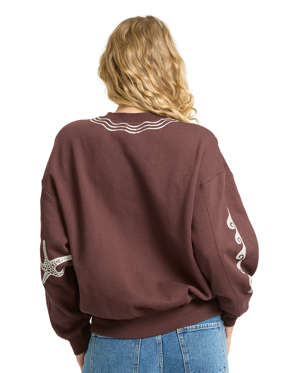 Billabong Surf Club Kendal Crew Fleece Teak