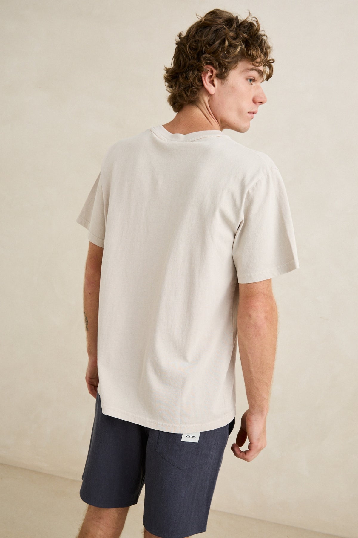 Rhythm Durango Vintage Pocket SS T-Shirt Moonrock