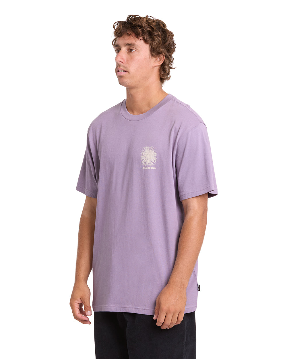 Billabong Montage Premium SS T-Shirt Purple Ash