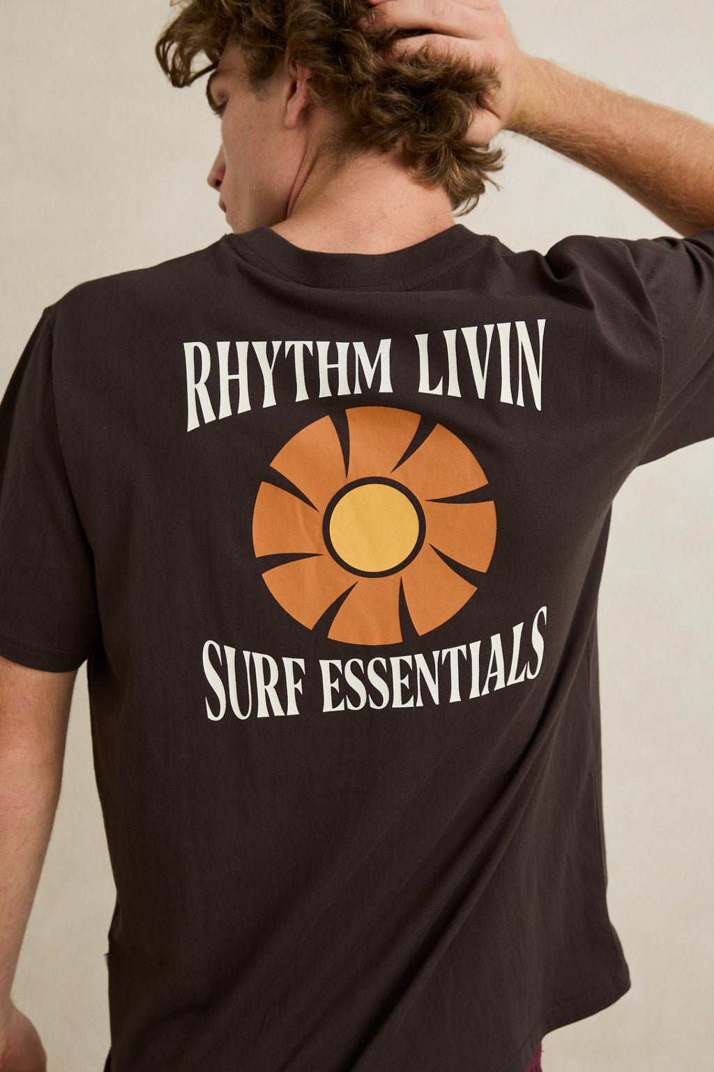 Rhythm Surf Essentials SS T-Shirt Vintage Black