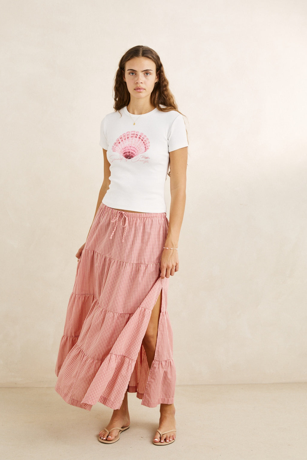 Rhythm Scallop Shell Everyday T-Shirt Vintage White