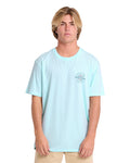 Billabong Single Fin Premium SS T-Shirt Coastal Blue
