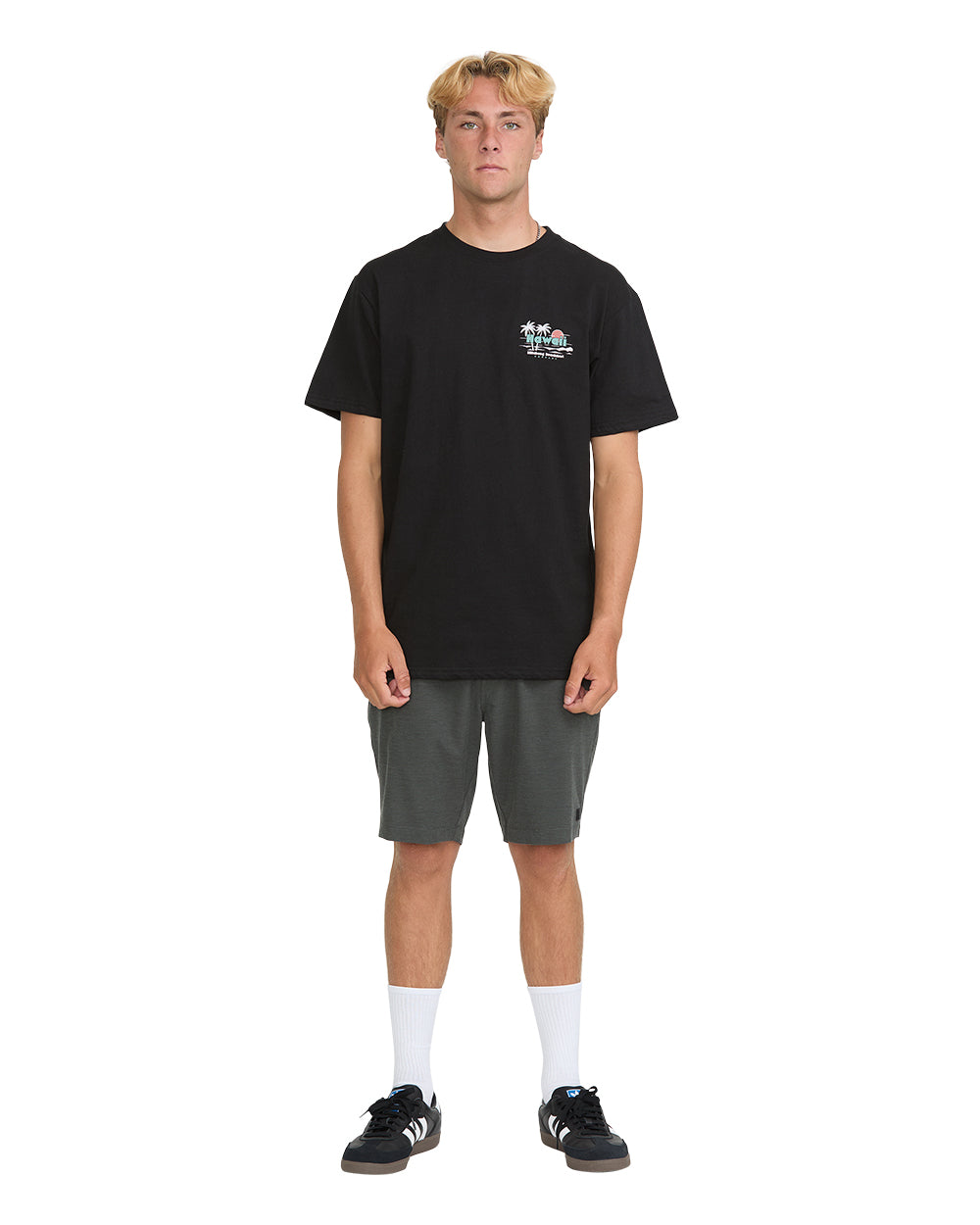 Billabong Tools Down HI Basic SS T-Shirt Black