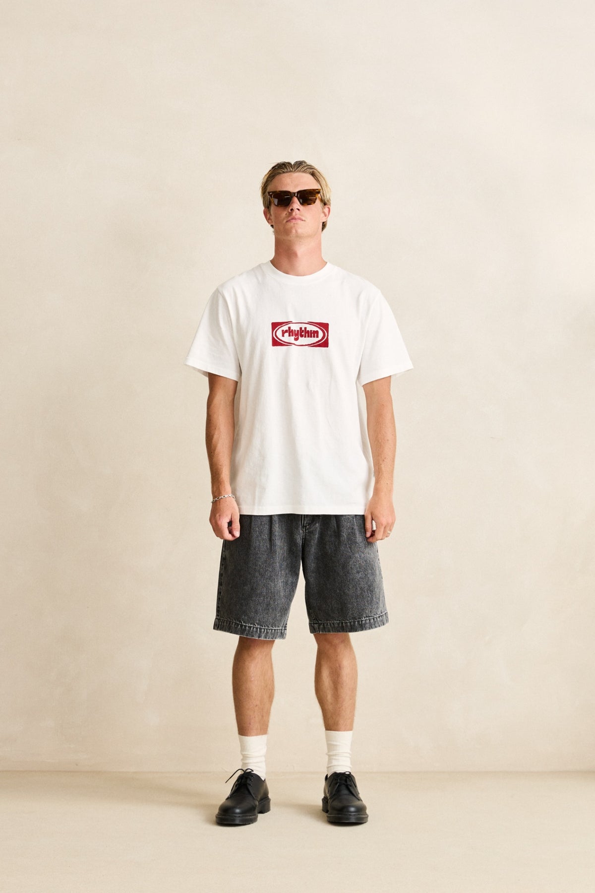 Rhythm Towner Vintage SS T-Shirt Vintage White