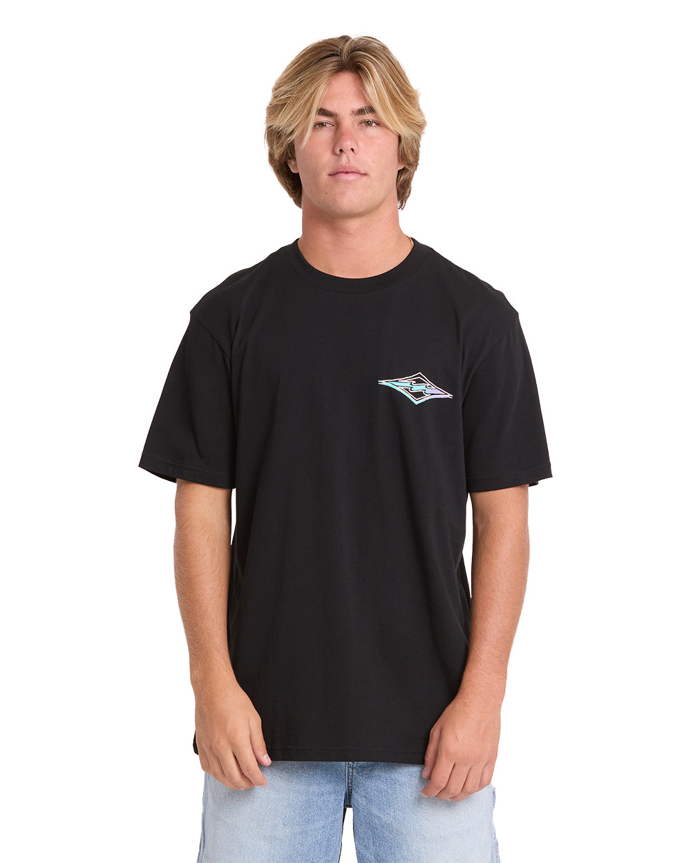Billabong Crayon Wave Premium SS T-Shirt Black