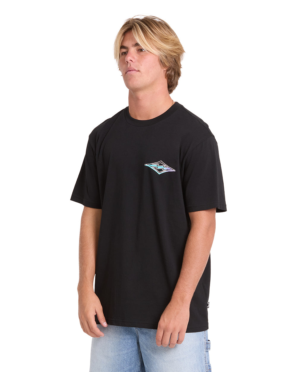 Billabong Crayon Wave Premium SS T-Shirt Black