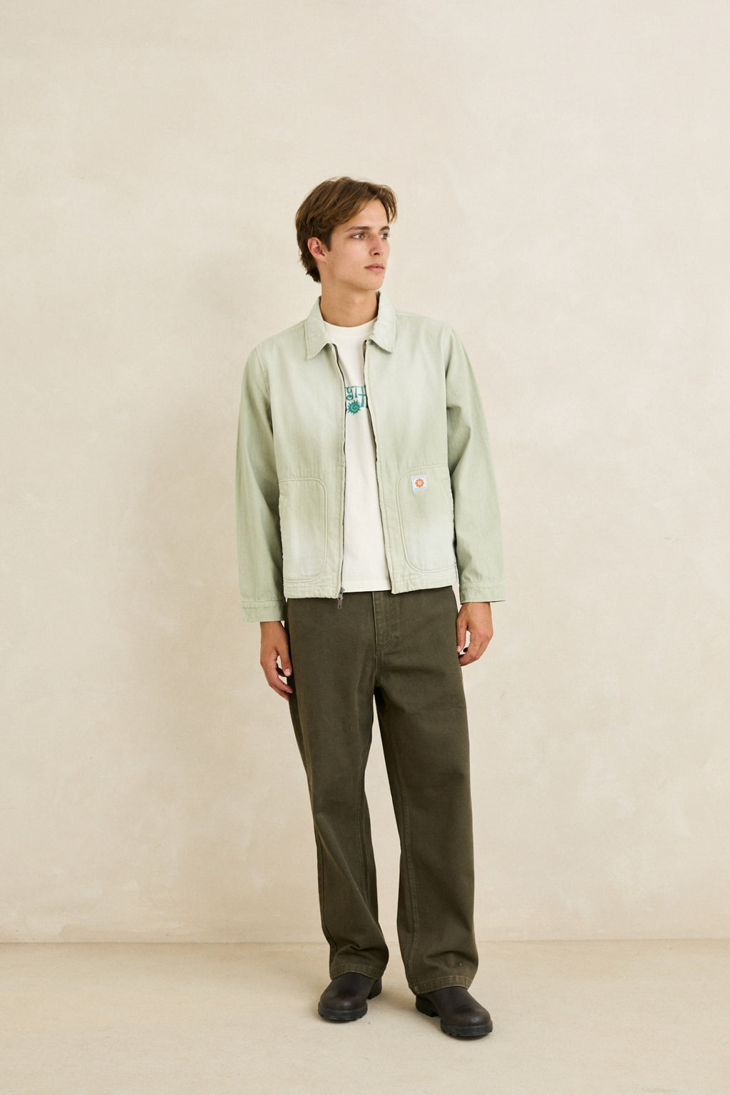 Rhythm Essential Relaxed Straight Jean Dark Olive