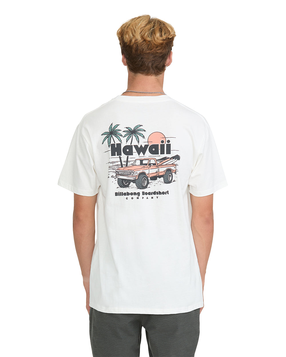 Billabong Tools Down HI Basic SS T-Shirt Off White