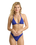 Billabong Crinkle Crush Multi Tri Bikini Top Royal Blue