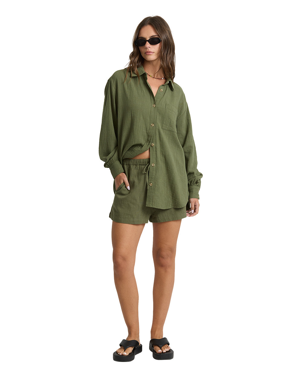 Billabong Wanderer Woven Short Canteen