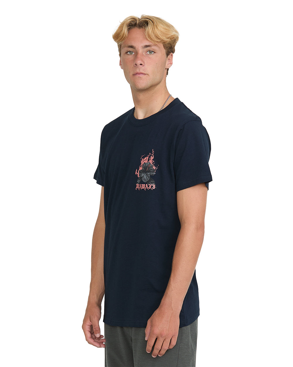 Billabong Oahu HI Basic SS T-Shirt Navy