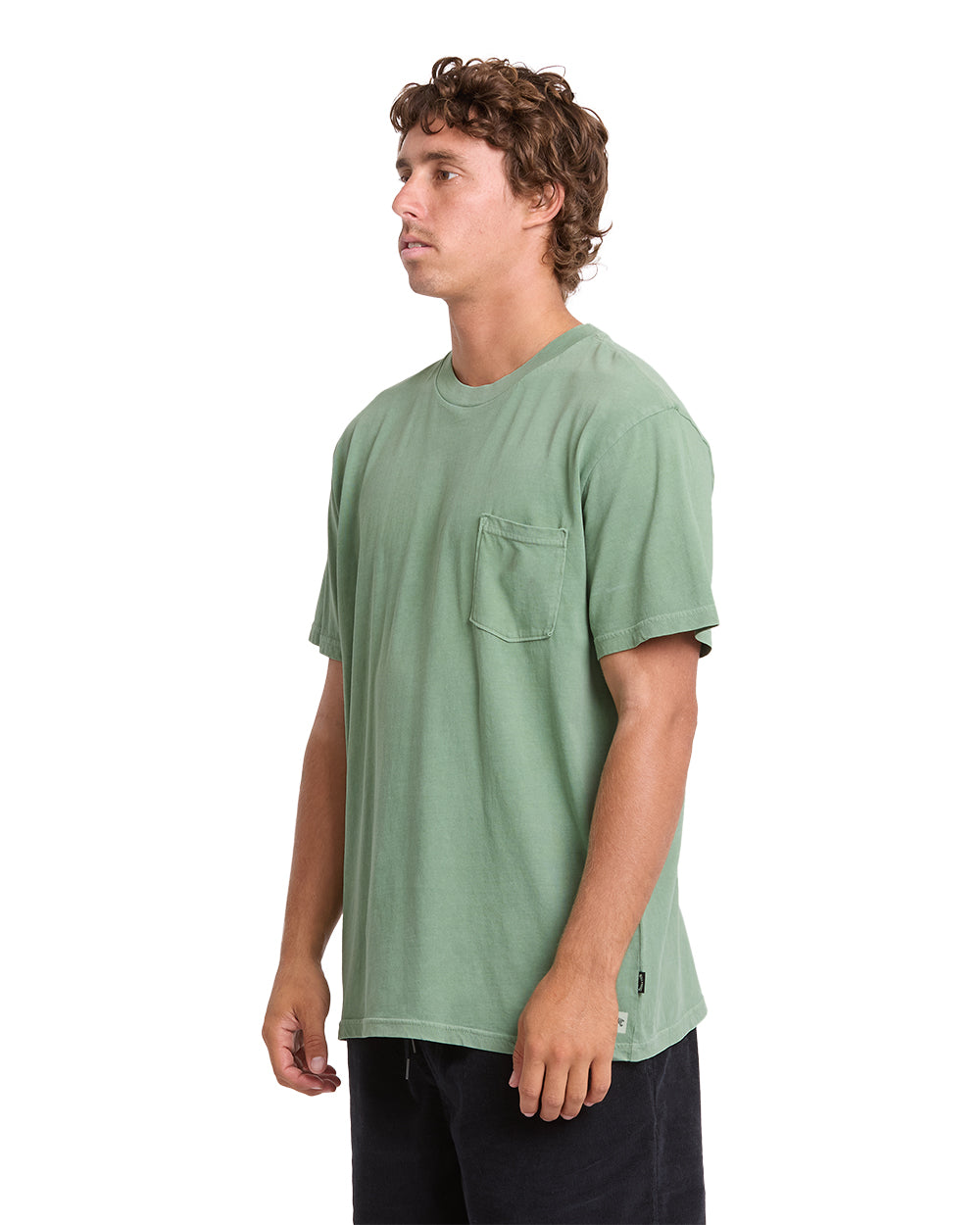 Billabong Essential Pocket WW Premium SS T-Shirt Hedge Green