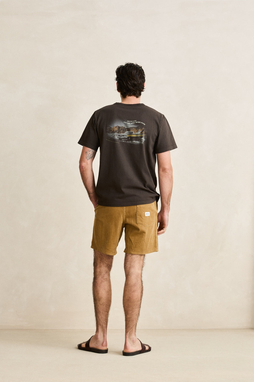 Rhythm Heading West Vintage SS T-Shirt Vintage Black