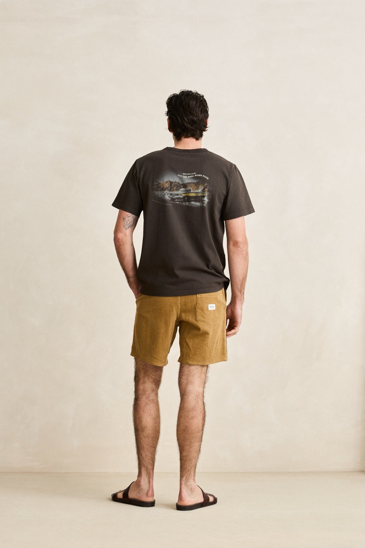 Rhythm Heading West Vintage SS T-Shirt Vintage Black