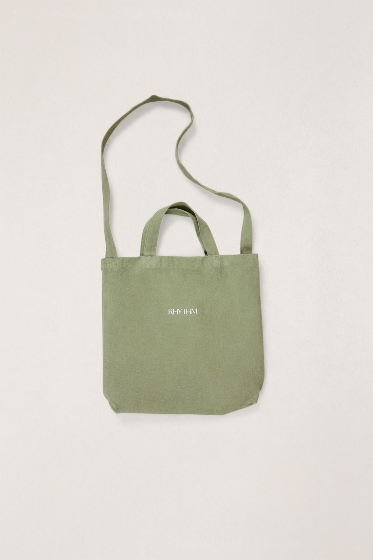 Rhythm Record Tote Bag Olive